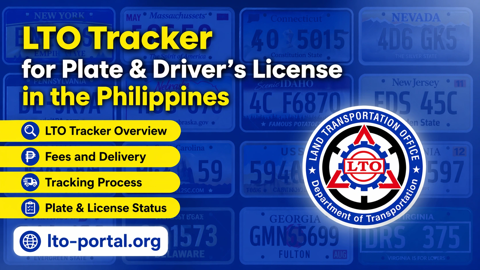 LTO Tracker for Plate & Driver's License in the Philippines