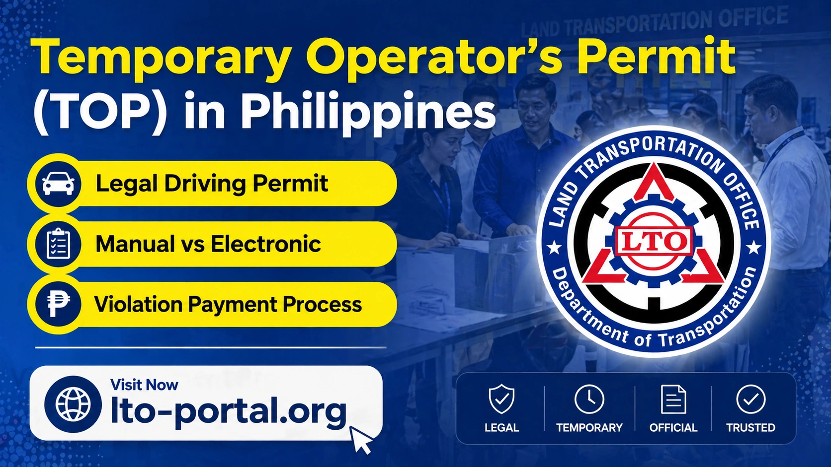 Temporary Operator’s Permit (TOP) in the Philippines